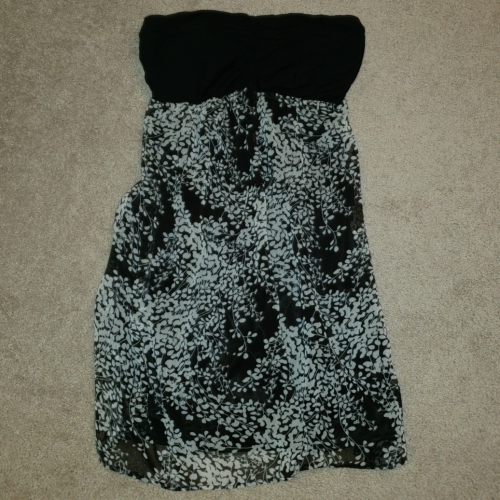 Express strapless dress